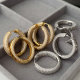 Pave zircon basic hoop