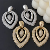 Pave water drop earrings