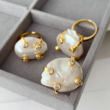 Fresh water pearl ring