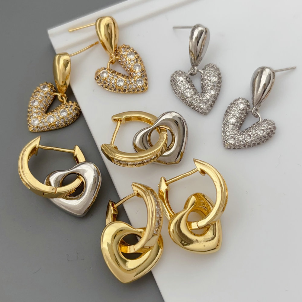 Heart earrings