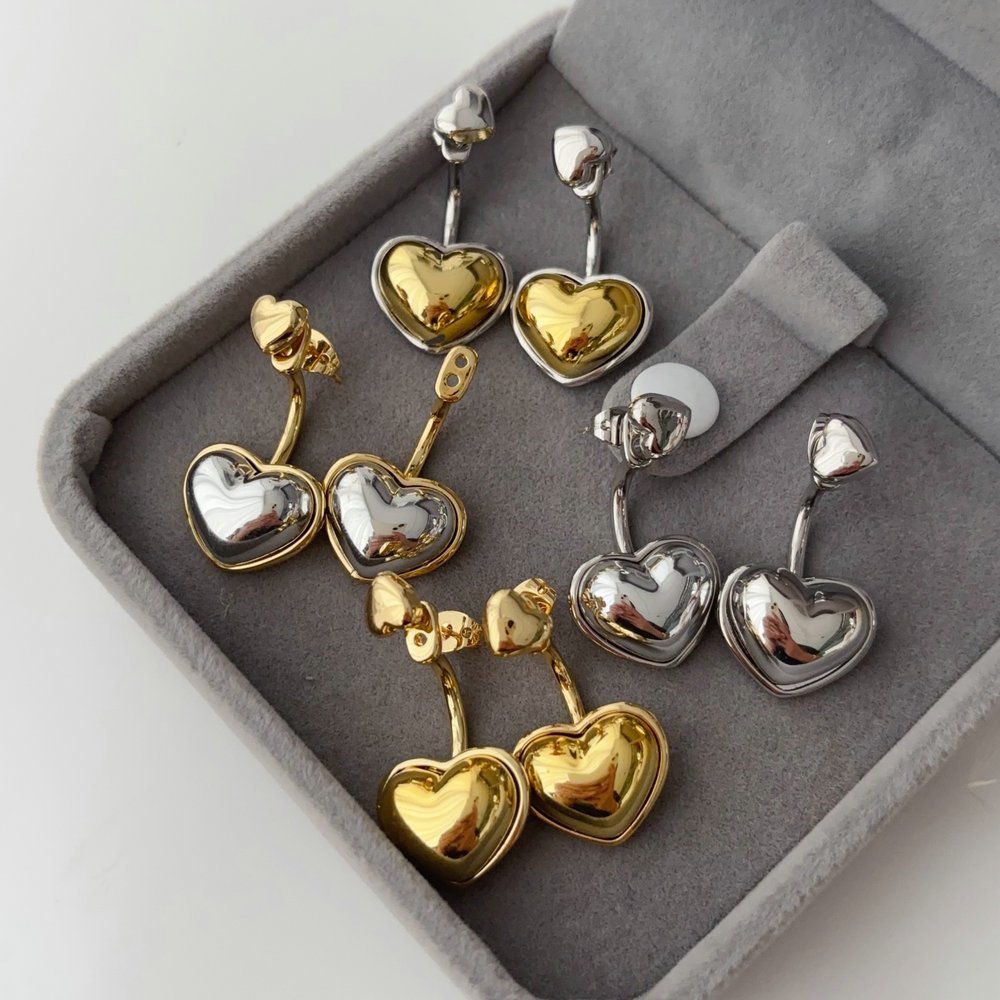 Heart earrings