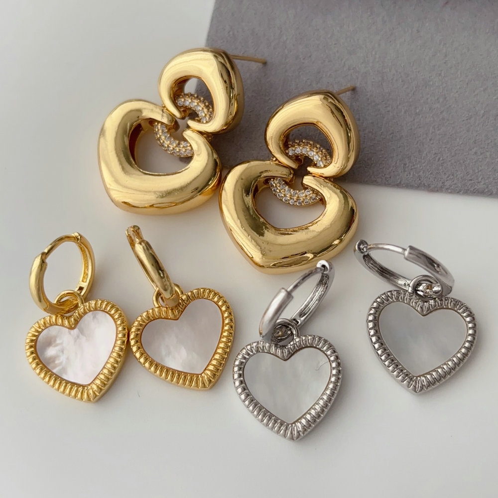 Heart earrings