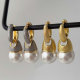 Pearl drop earrings