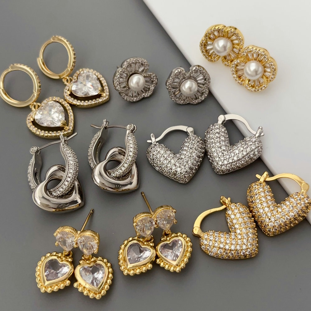 Heart earrings
