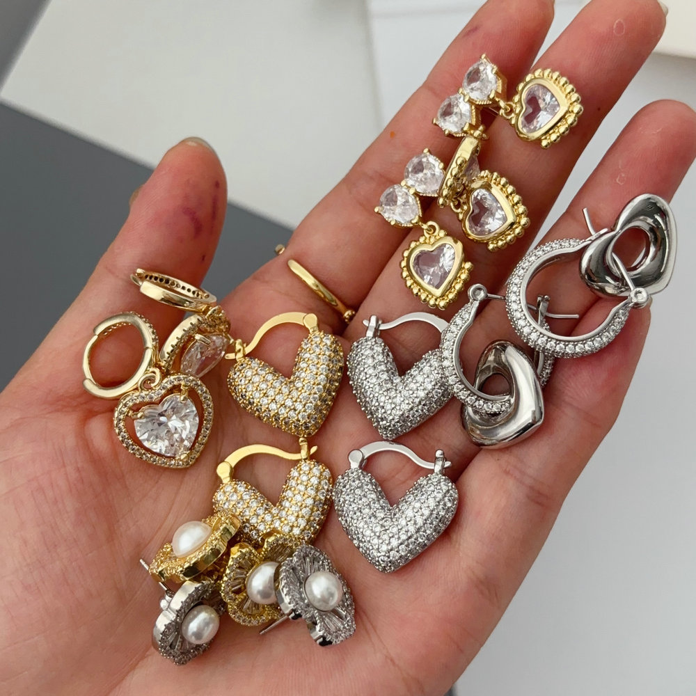 Heart earrings