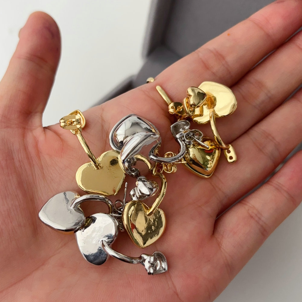 Heart earrings