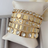 Elastic heart  bracelet