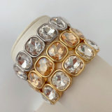 Square stone elastic bracelet