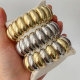 Metal chunky elstic bracelet