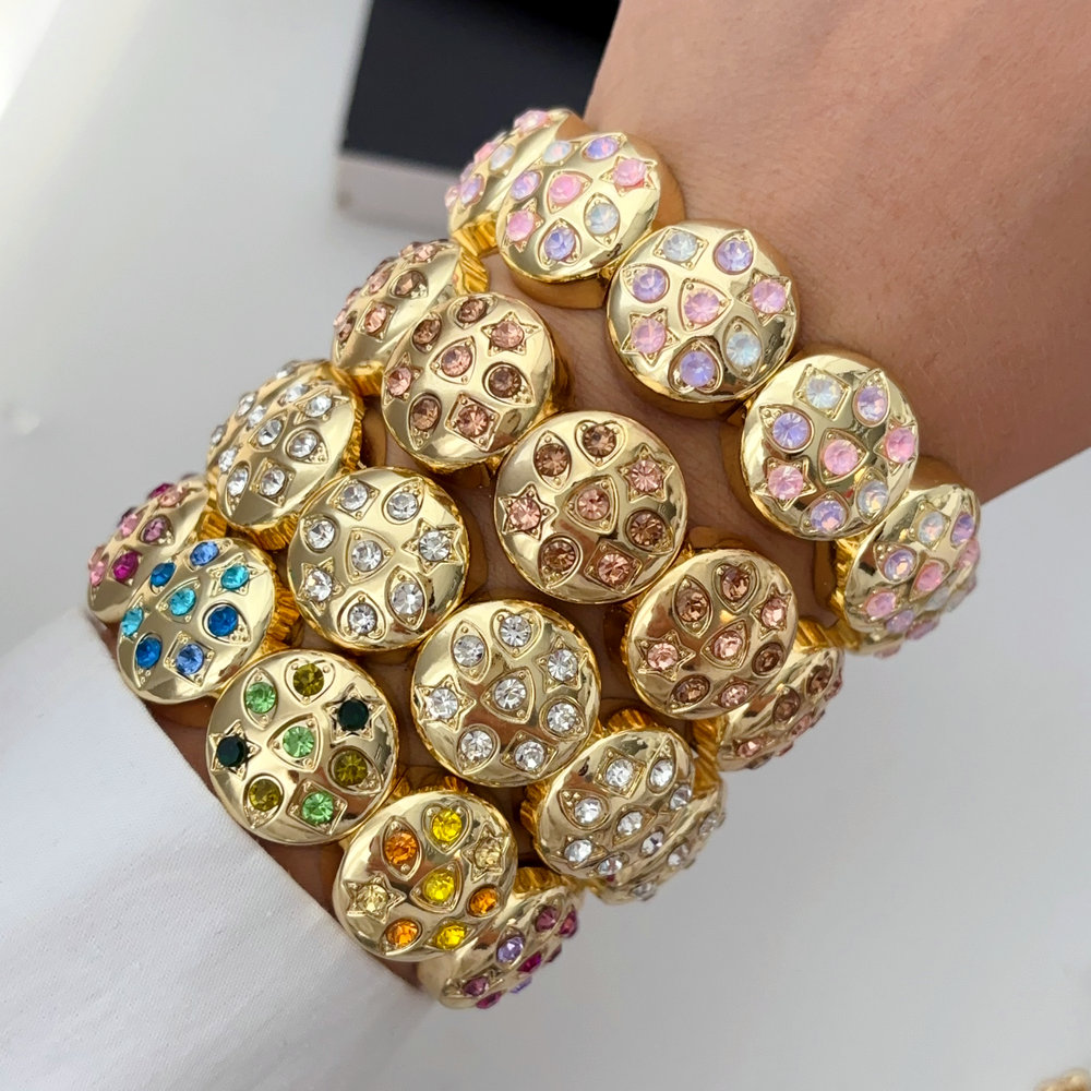 Colorful color elstic bracelet