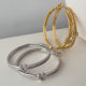 Pave knot hoop