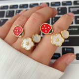 Lady bug ring