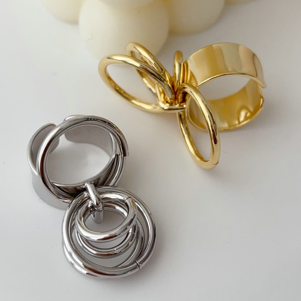 Metal chain ring