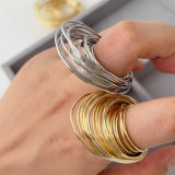 Chunky metal chain ring