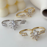 Pave zircon chunky ring