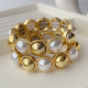 Elstic pearl bracelet