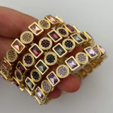 elstic round charm bracelet