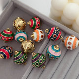Enamel ball pendant