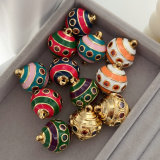 Enamel ball pendant
