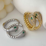 Ball snake earrings