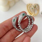 Ball snake earrings