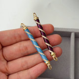 Long bar enamel pendant