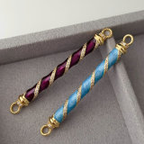 Long bar enamel pendant