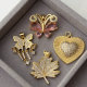 Pave zircon heart charm