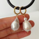 Fresh water pearl earrings
