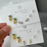 Pinapple earrrings