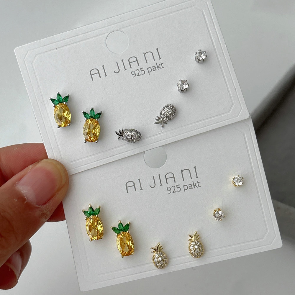 Pinapple earrrings