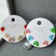 Colorful set heart earrings