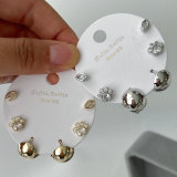 Set ball earrings