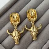 Bull charm necklace