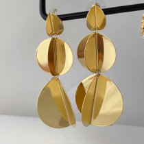 Metal chunky party  earrings