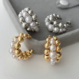 Fan earrings