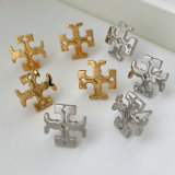 Metal TB earrings