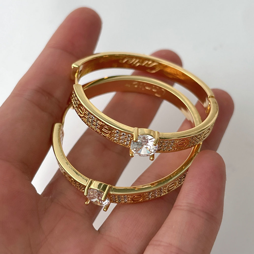 Pave nail circle hoop