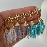 TB tassel earrings