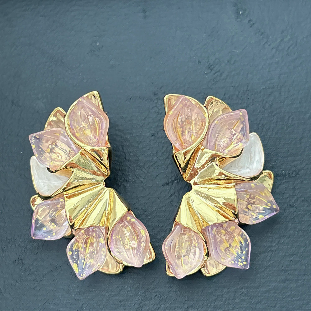 Flower earrings