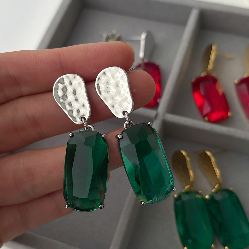 Crystal earrings