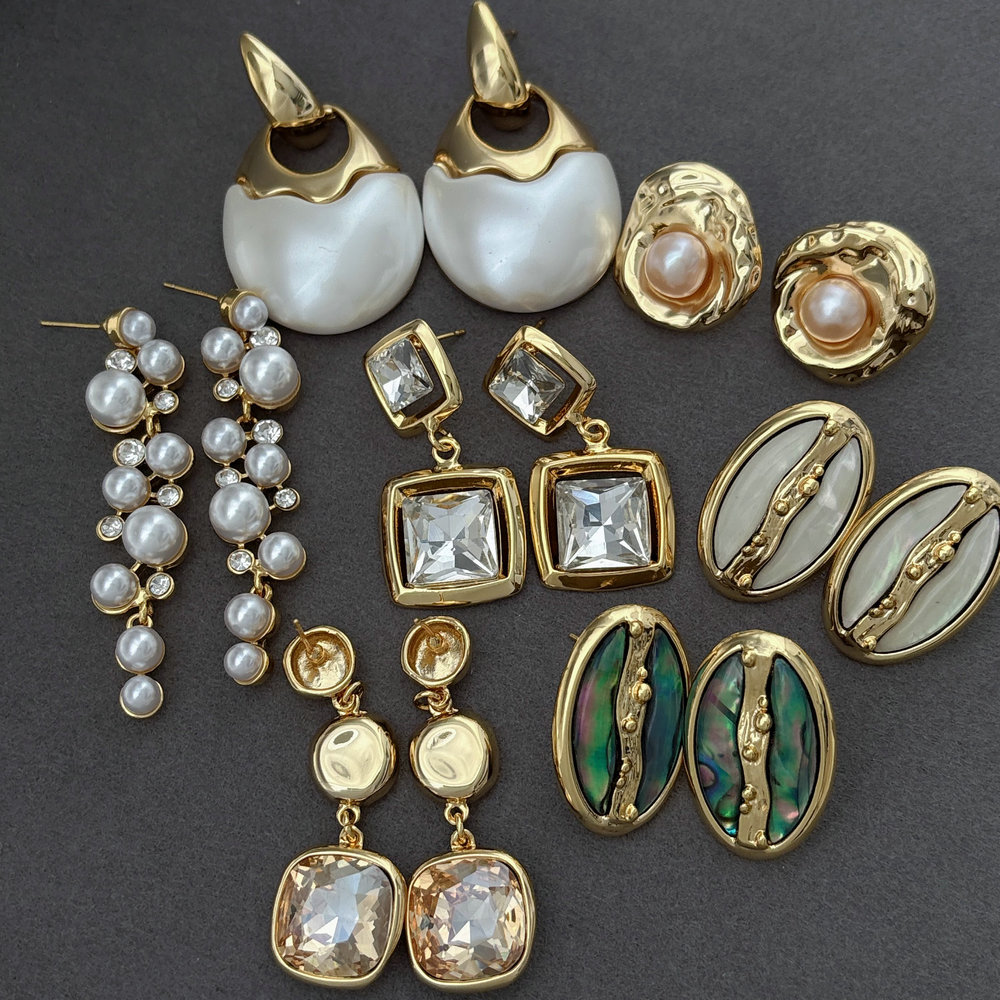 Pearl earrings