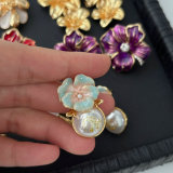 Flower earrings