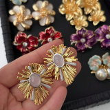 Flower earrings