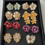 Flower earrings