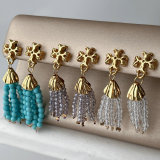 TB tassel earrings