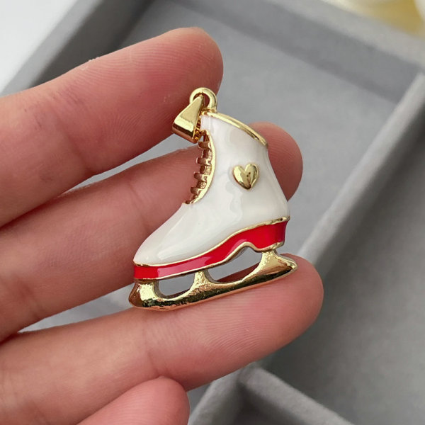 Ice skates charm