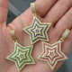 Pave zircon star pendant