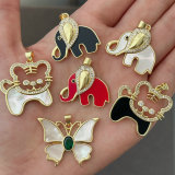 Shell cat charm