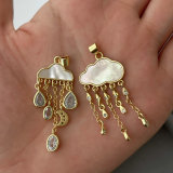 Icloud tassel pendant
